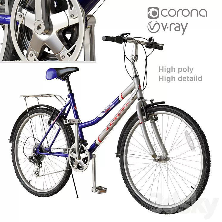 Bicycle lexus m60 3D Model