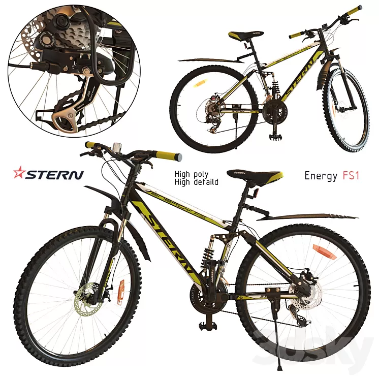 Bicycle Stern Energy FS1 3D Model