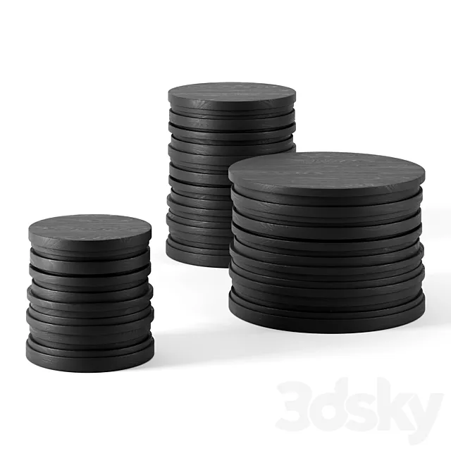 Bidu tables by baxter 3DModel