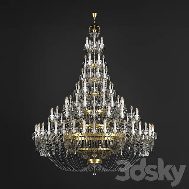Big Chandelier 3D Model