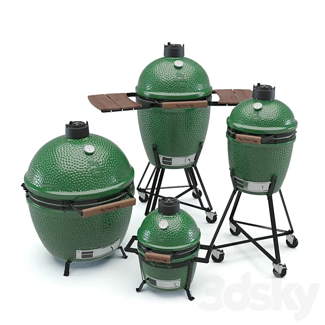 Big Green Egg (XL M S Minimax) 3D Model