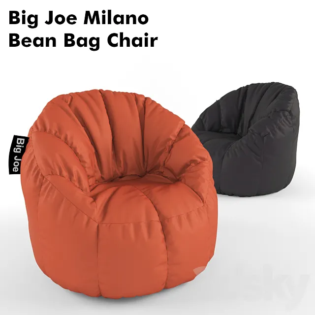 Big Joe Milano Bean Bag Chair 3D Model