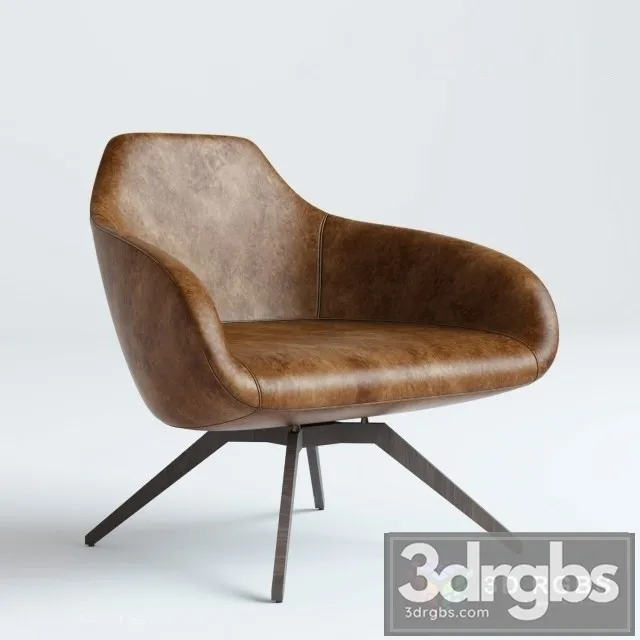 Big X Alma Armchair 3D Model Free