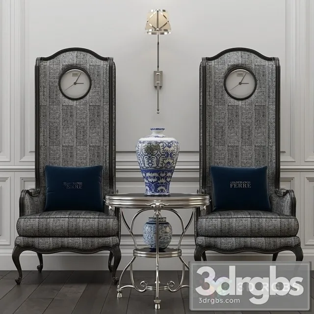 Bigben Chair Covent Table 3D Model Free