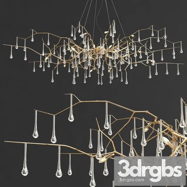 Bijout Chandelier by Serip Lighting 3D Model Free