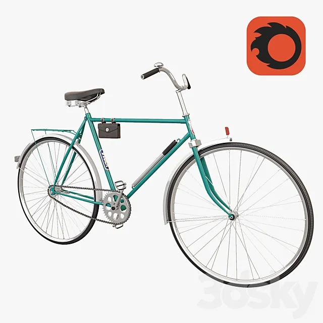 Bike road URAL 3D Model