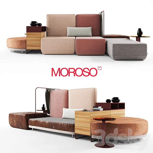 Bikini Island system MOROSO 3D Model