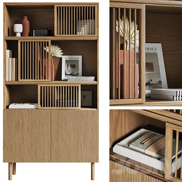 Bilbao shelving unit by La redoute 3DModel