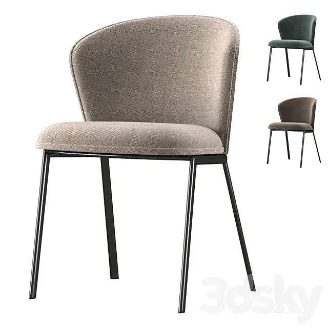 Billa Dining Chair by Segis 3D Model