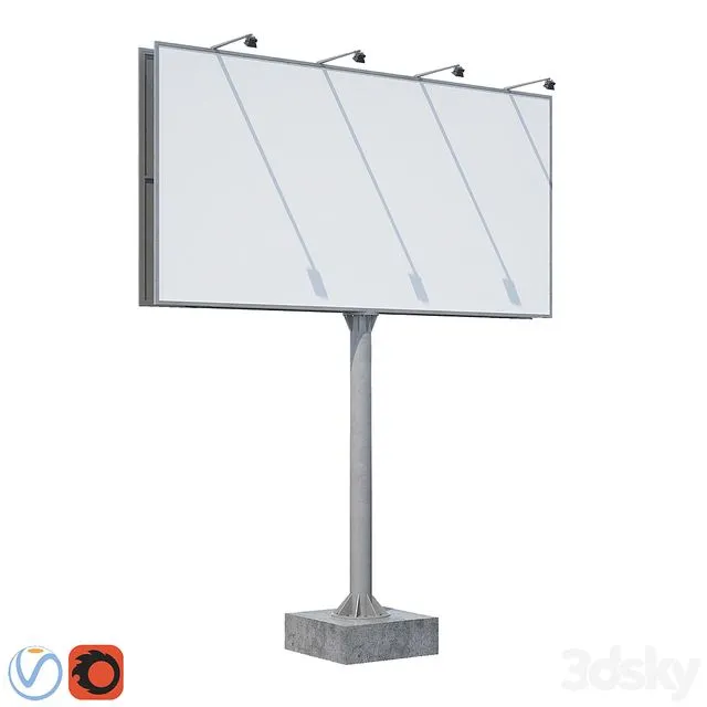 Billboard 3D Model
