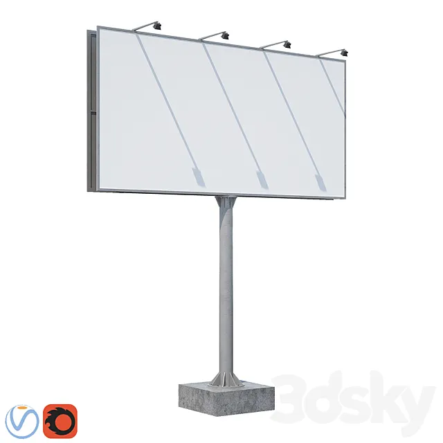 Billboard 3D Model