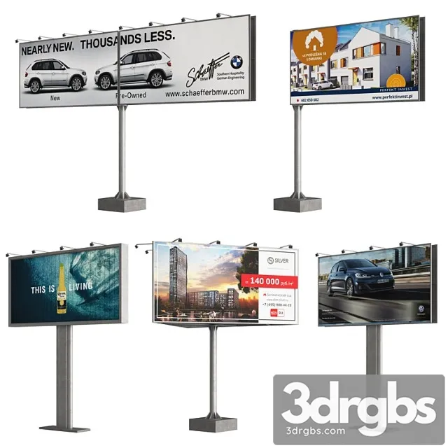 Billboards 3D Model Download