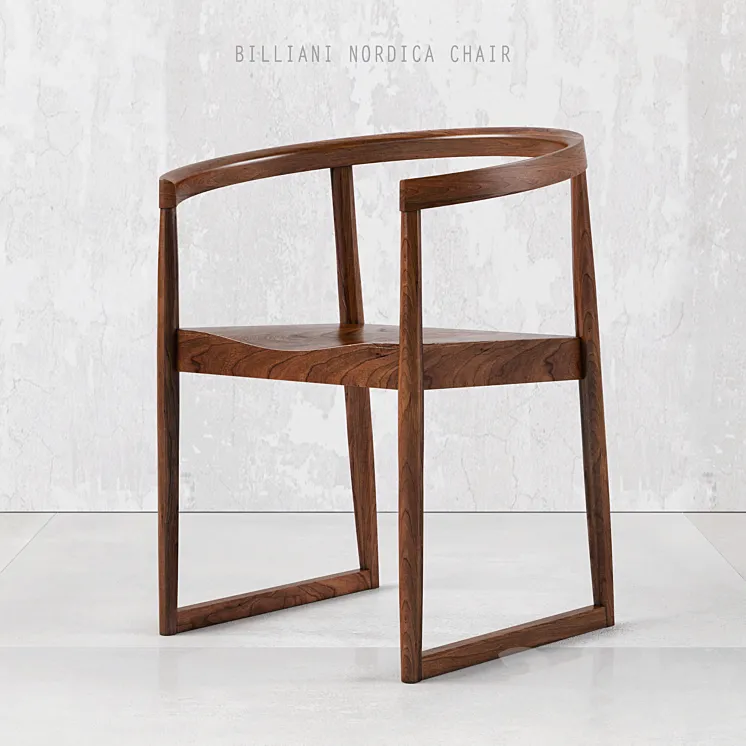 Billiani Nordica Chair by Marco Ferreri 3D Model Free