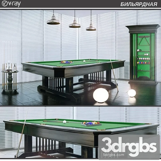 Billiard 3D Model Download
