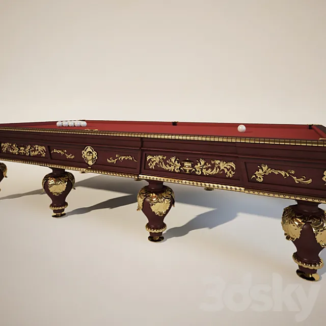 billiard table 3DModel