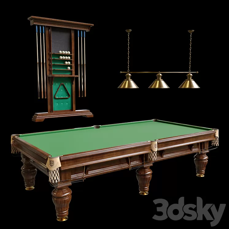 "Billiard table ""President""" 3D Model