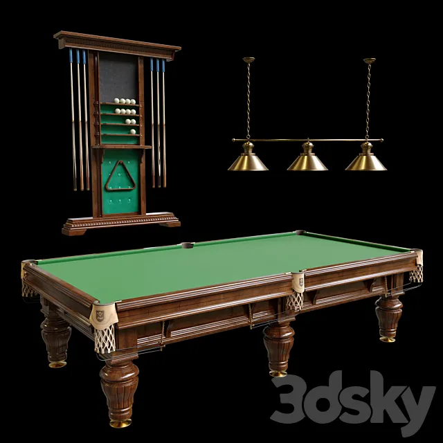 Billiard table “President” 3DModel