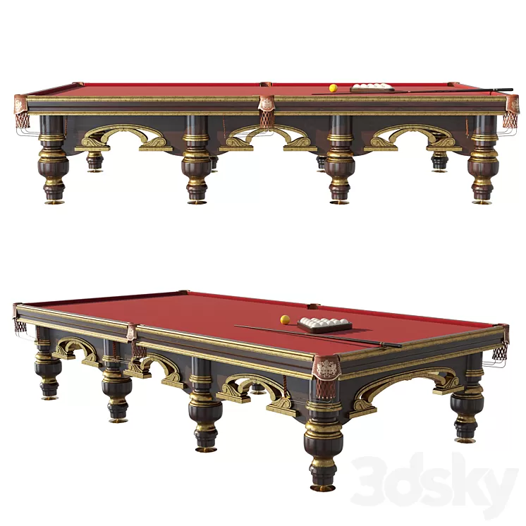 "Billiard table Start ""Venice Luxury""" 3D Model