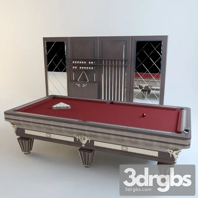 Billiards Florence Collections 3D Model Free