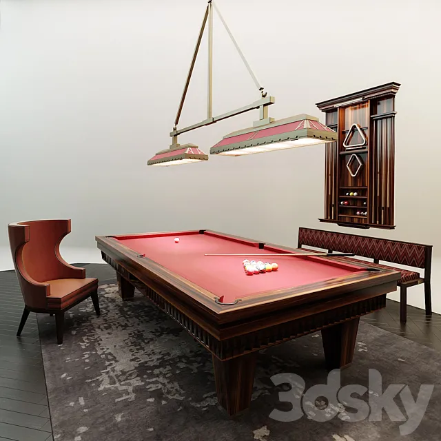 billiards_SET 3D Model