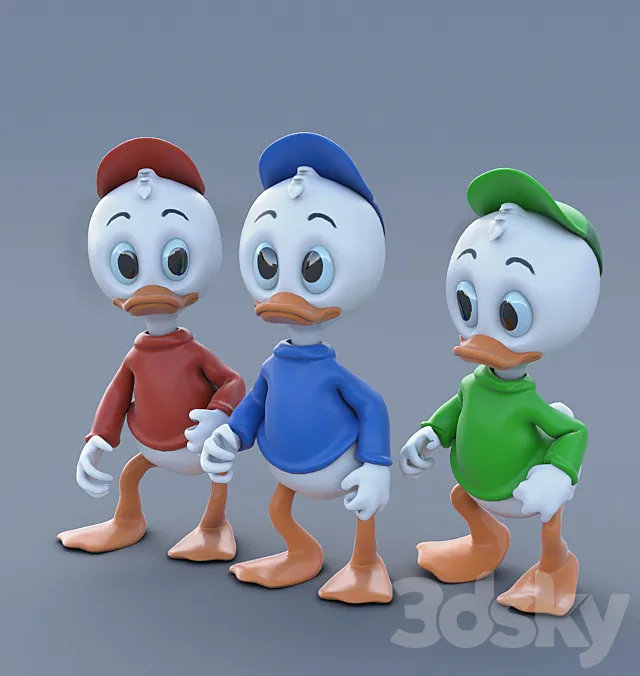 Billy Willy and Dilly 3D Model