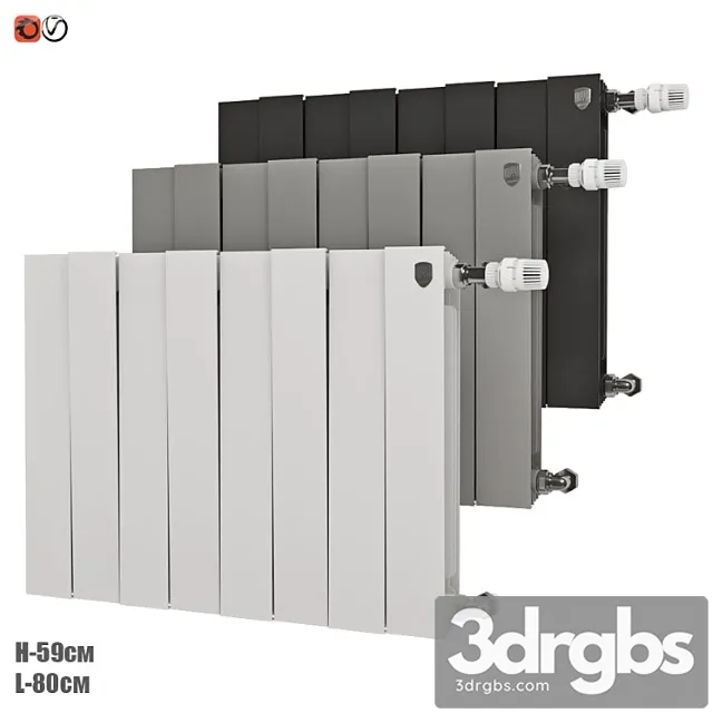 Bimetal Radiator Pianoforte 3D Model Free