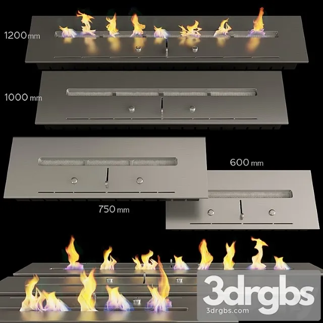 Bio-fireplace 3D Model Free