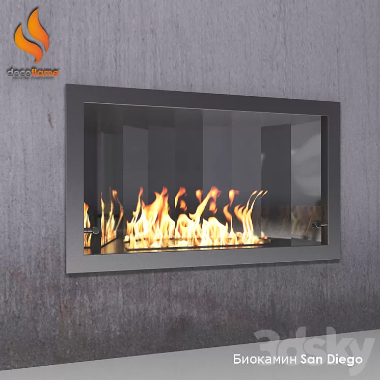 Bio Fireplace San Diego 3D Model