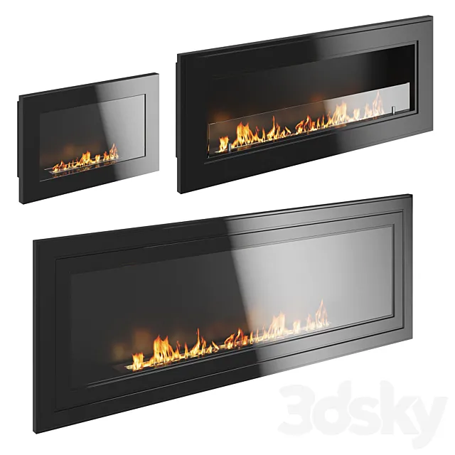 Bio fireplaces 3D Model