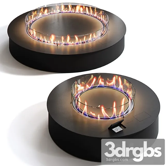 Biofireplaces Smartfire Round From Biograte 1 3D Model Free