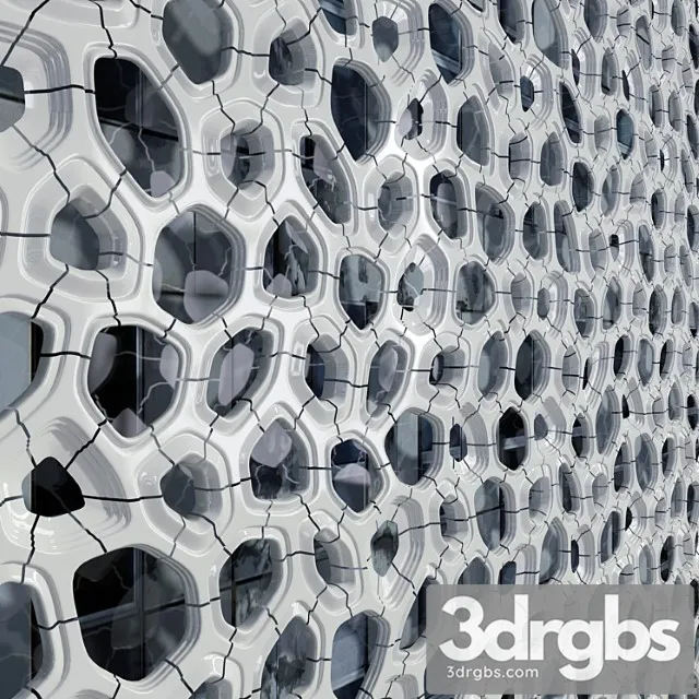 Bionica Decorative Facade 3D Model Free