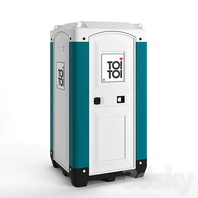 Biotoilet ToiToi 3D Model