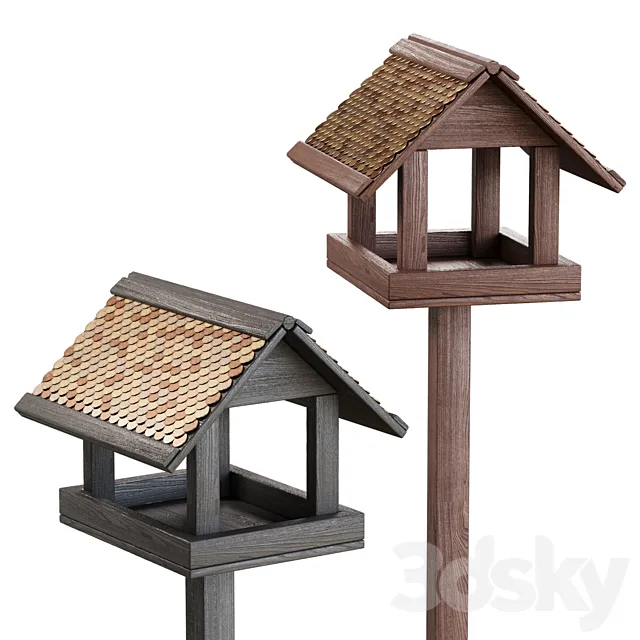 Bird feeders 3D Model