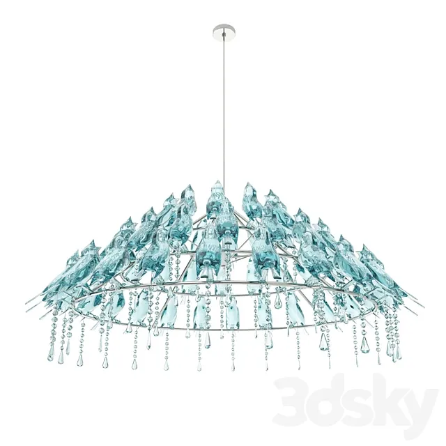 Bird Poop Chandelier by Wyatt Little 3DModel