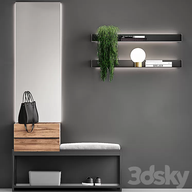 Birex Domi hallway 3D Model