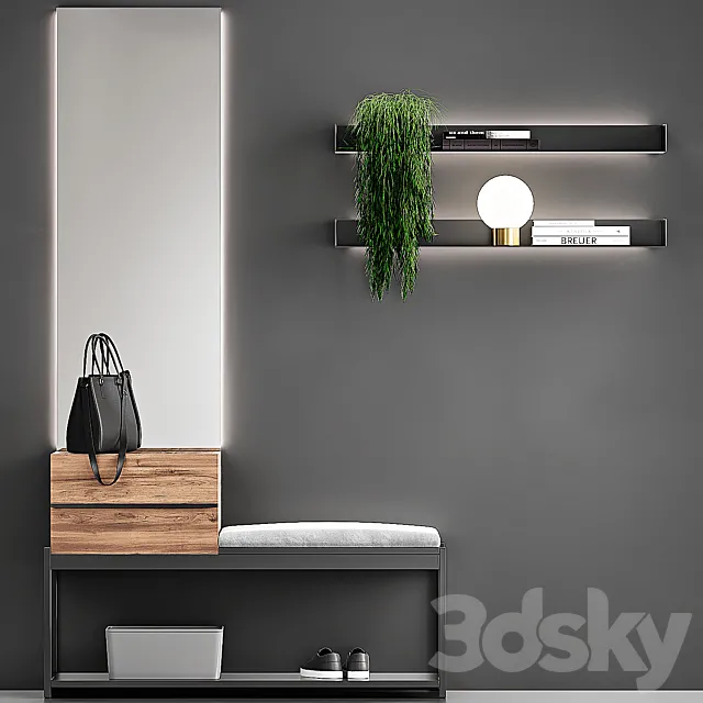 Birex Domi hallway 3DModel