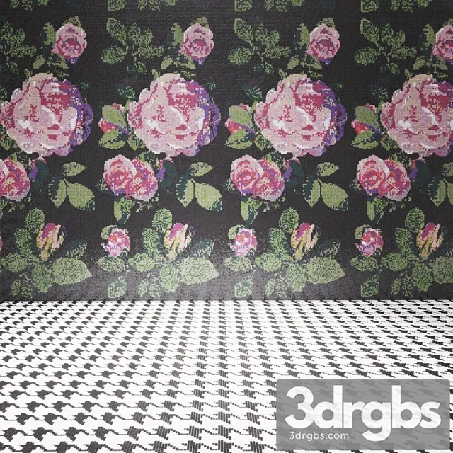 Bisazza. mosaico 3D Model Free