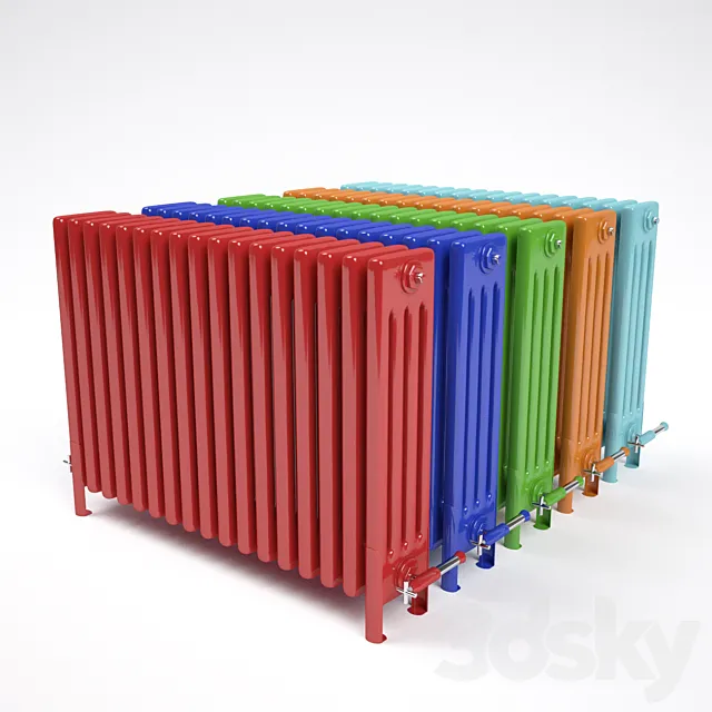 Bisque Radiators 3D Model