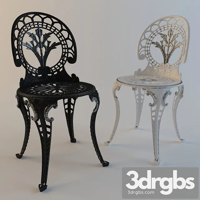 Bistro Chair 2 3D Model Free