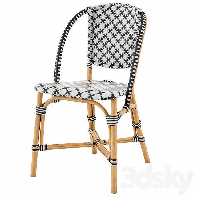 Bistro Chair 3D Model