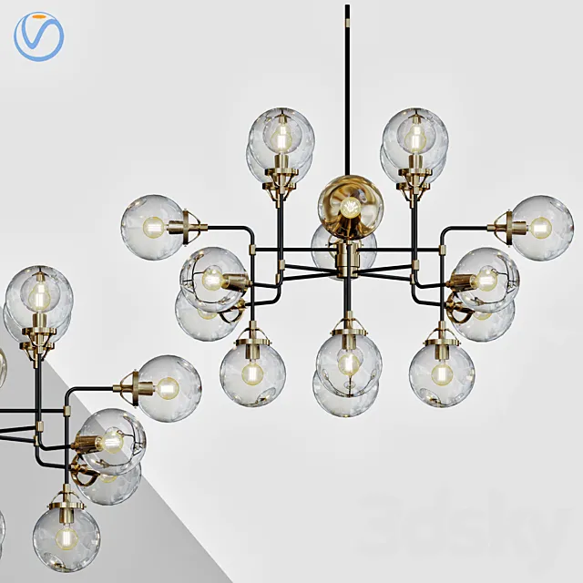 Bistro Globe Clear Glass Chandelier Free Download