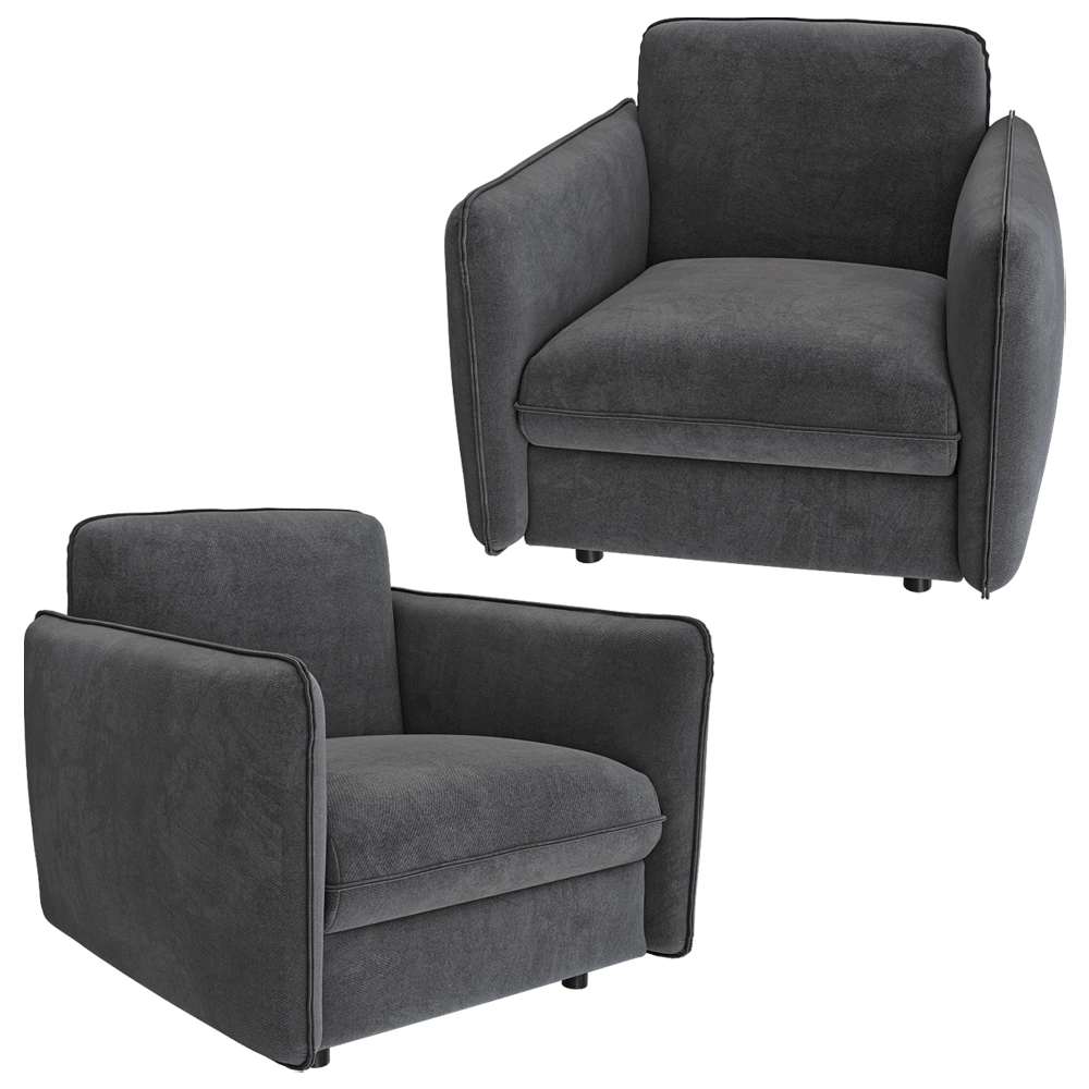 Bizzarto - Armchair Riva 3D Model
