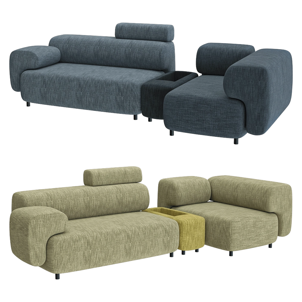 Bizzarto - Sofa Mist 3D Model