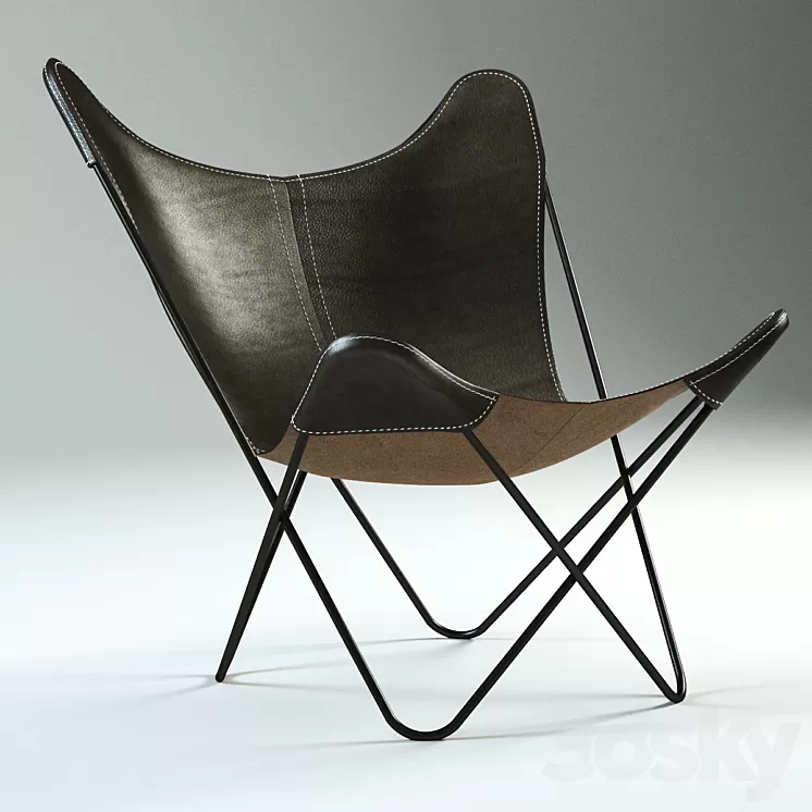 BKF Butterfly Chair 3D Model