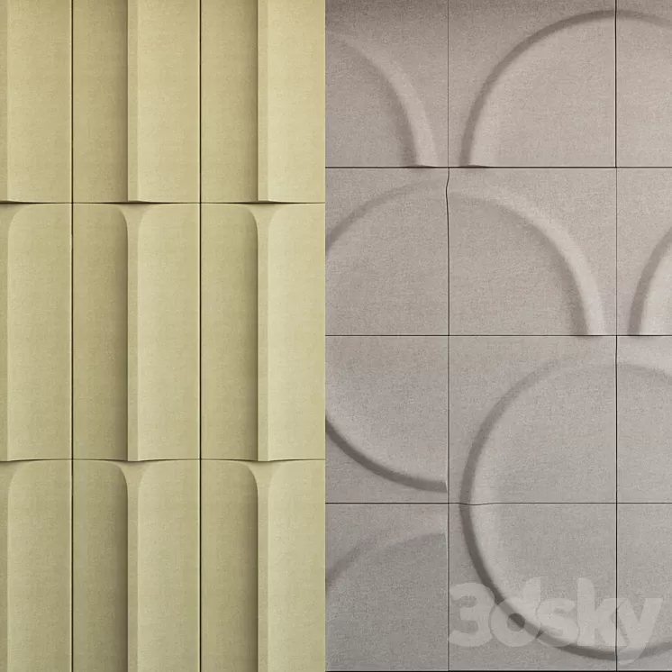 BLA STATION ACOUSTIC PANELS 3D Model Free