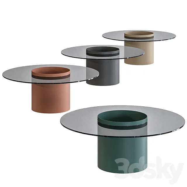 Bla Station Bucket Tables Coffee Tables 3DModel
