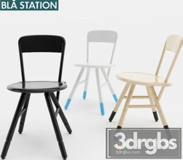Bla Station Hippo Chair 3D Model Free