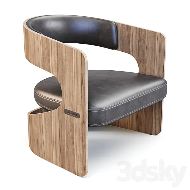 Bla Station: Lucky - Lounge Chair 3D Model