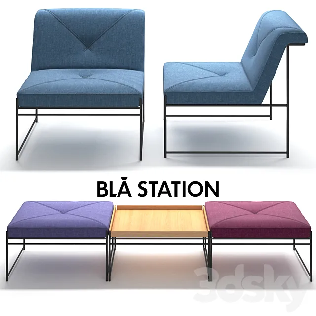 Bla station Unit 3D Model