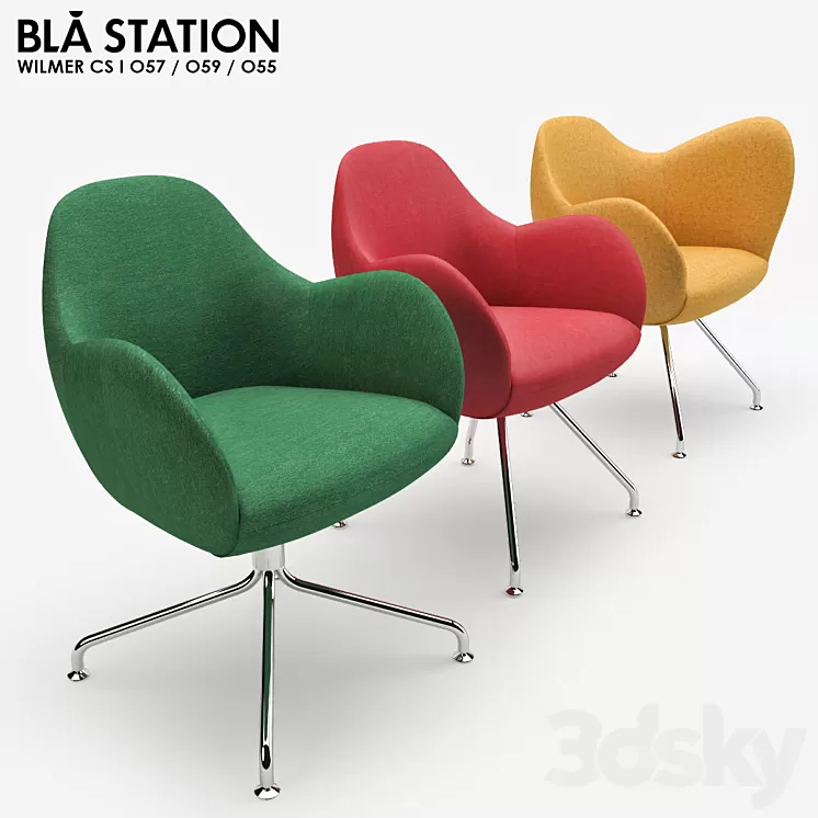 Bla Station Wilmer Armchair Set